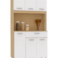 Cozinha Kit Cassia 6 Portas Damasco/Off White